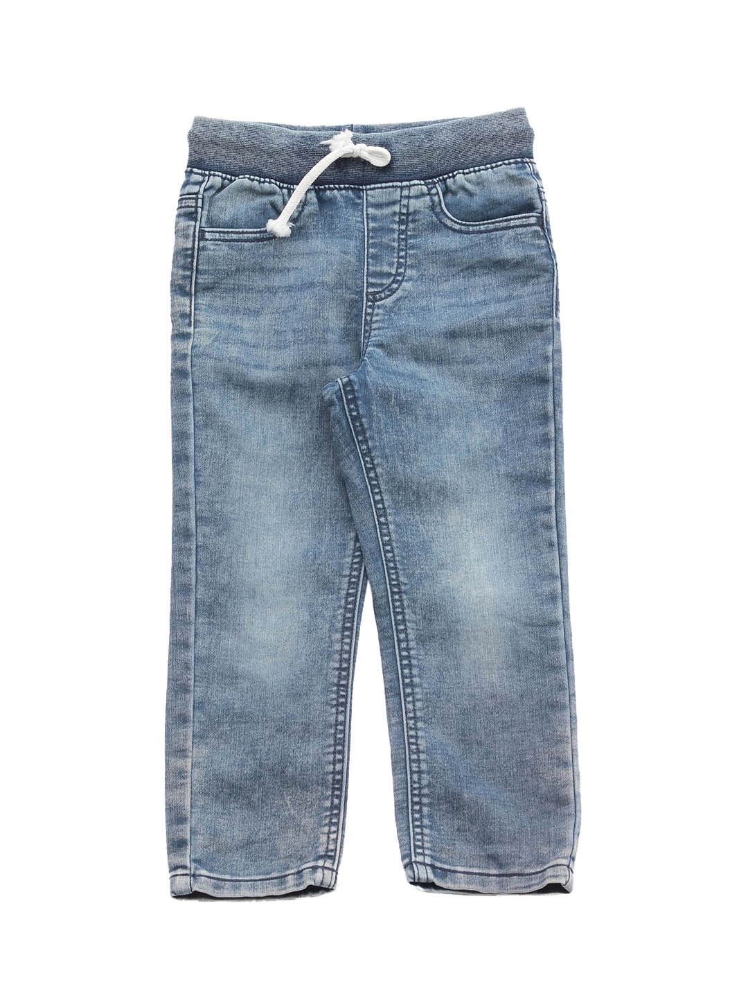 

Lil Lollipop Unisex Kids Navy Blue Straight Fit Jeans