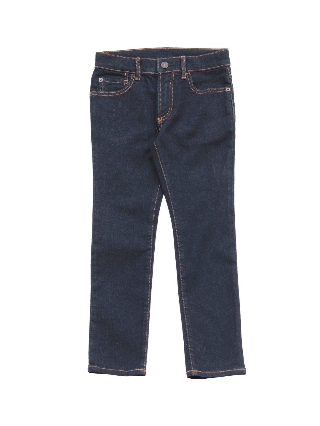 

Lil Lollipop Unisex Kids Navy Blue Straight Fit Jeans