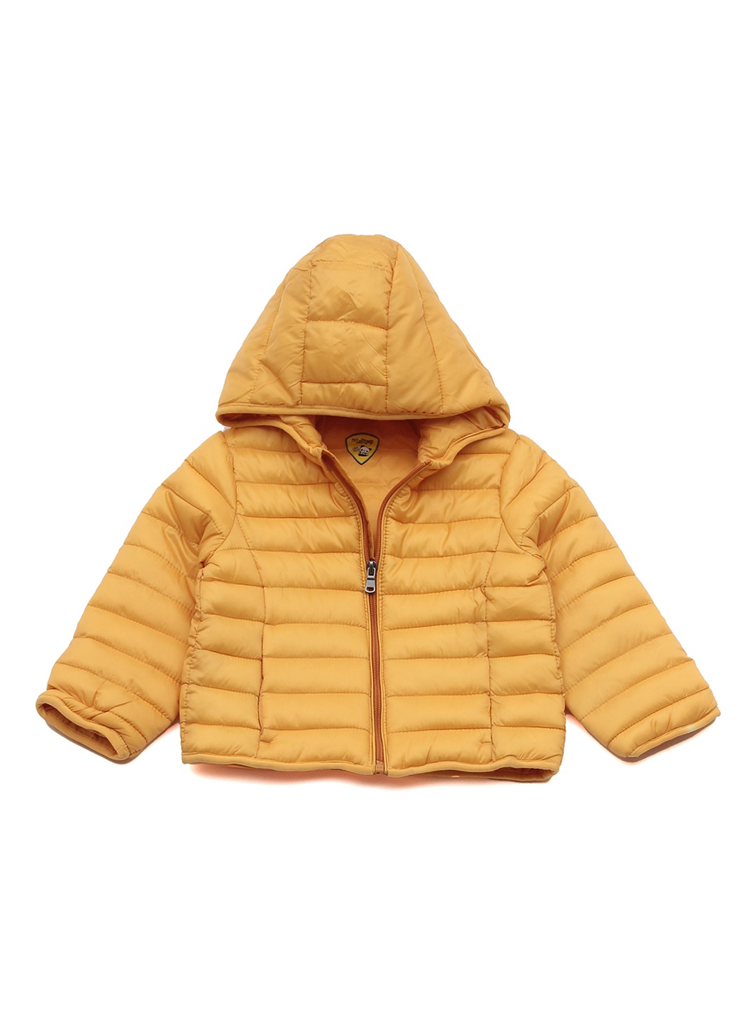

Lil Lollipop Unisex Kids Yellow Lightweight Puffer Jacket