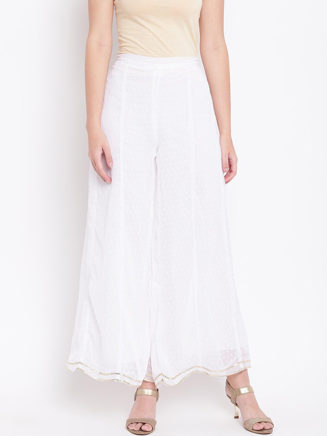 

RIVI Women White Palazzos