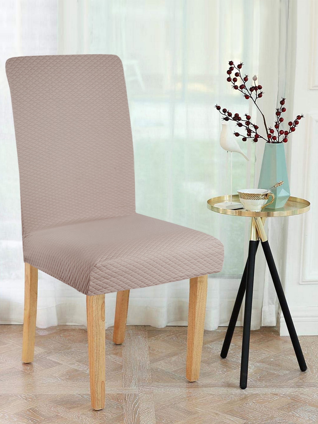 

HomeTown Grey Textured Chair Cover