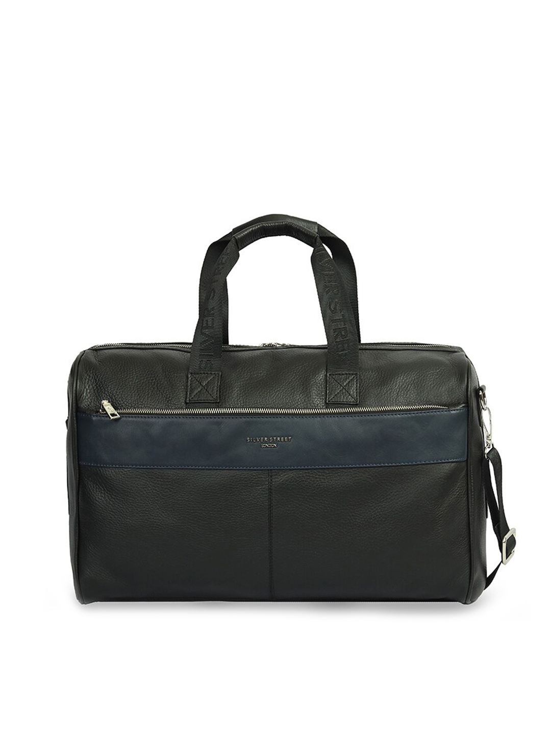 

SILVER STREET LONDON Men Black Solid Water Proof Duffel Bag