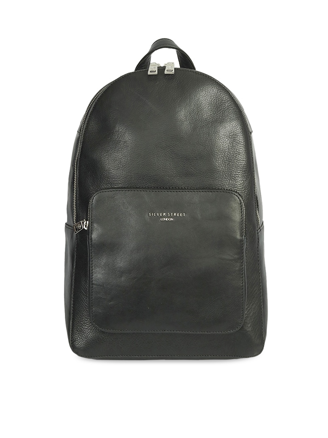 

SILVER STREET LONDON Men Black 14 Inch Laptop Backpack