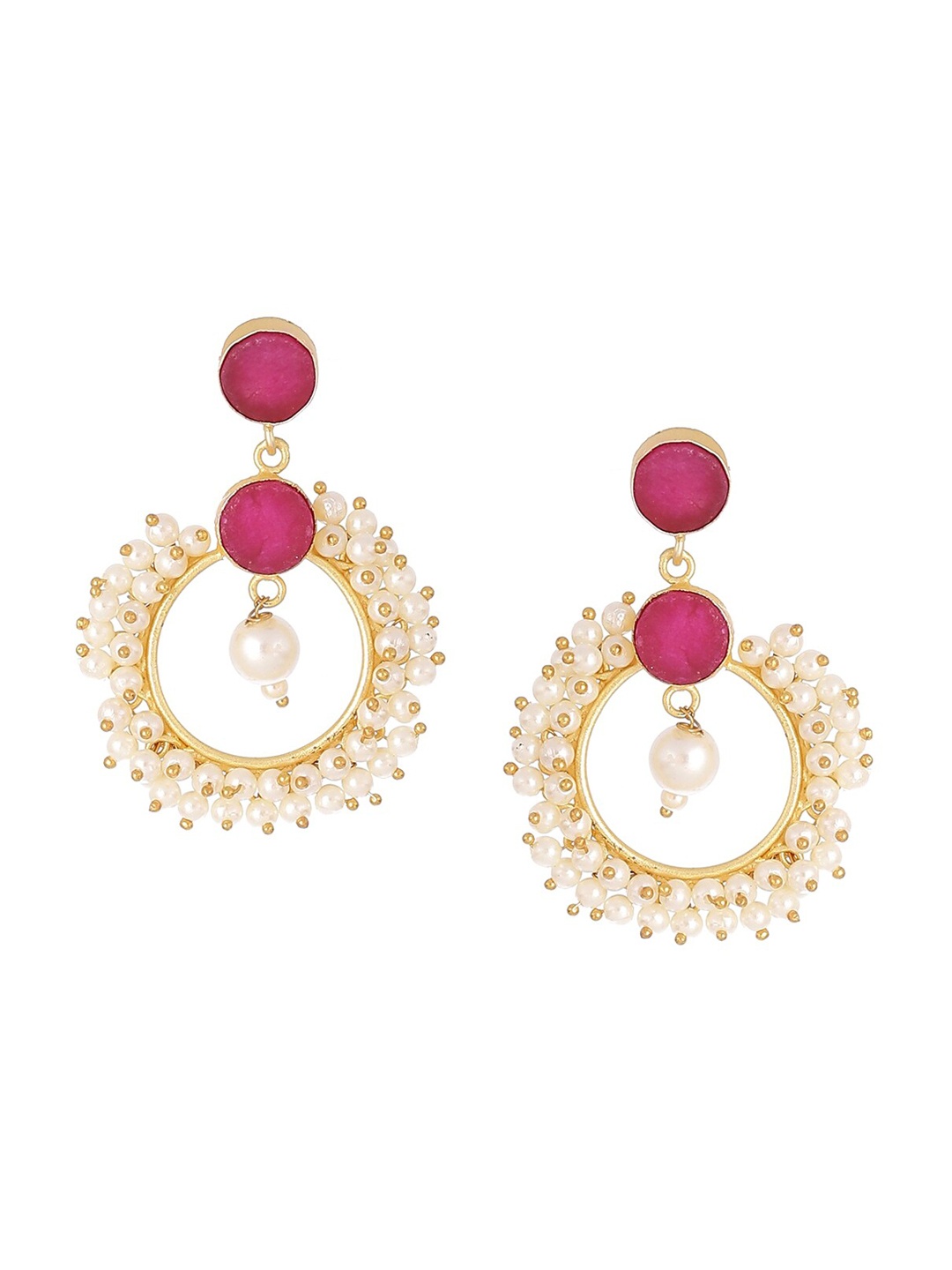 

Biba Red Contemporary Drop Earrings