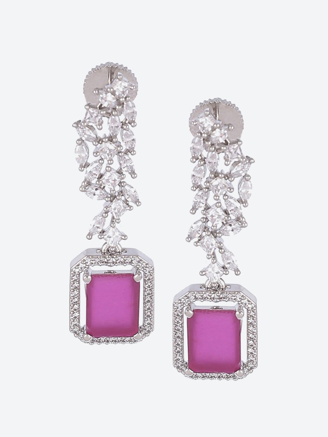 

Biba Pink Contemporary Drop Earrings
