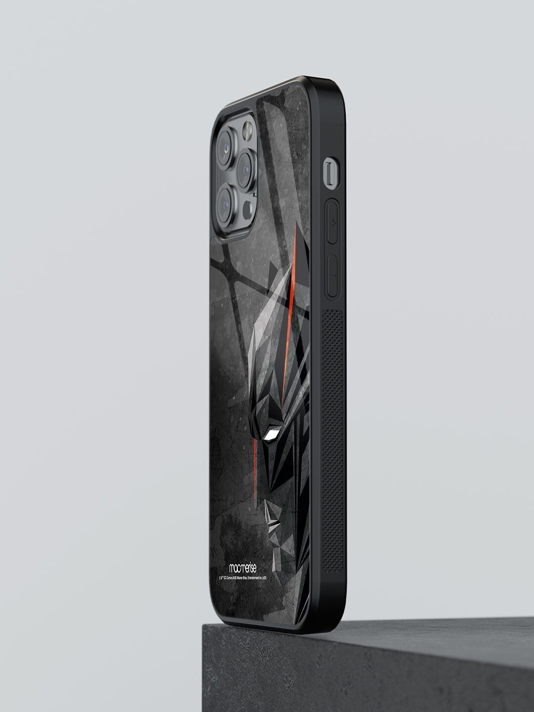 

macmerise Grey Batman Geometric Glass Case For iPhone 12 Pro