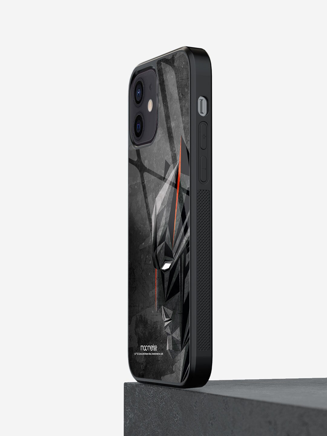 

macmerise Grey Printed Batman Glass iPhone 12 Mini Back Case