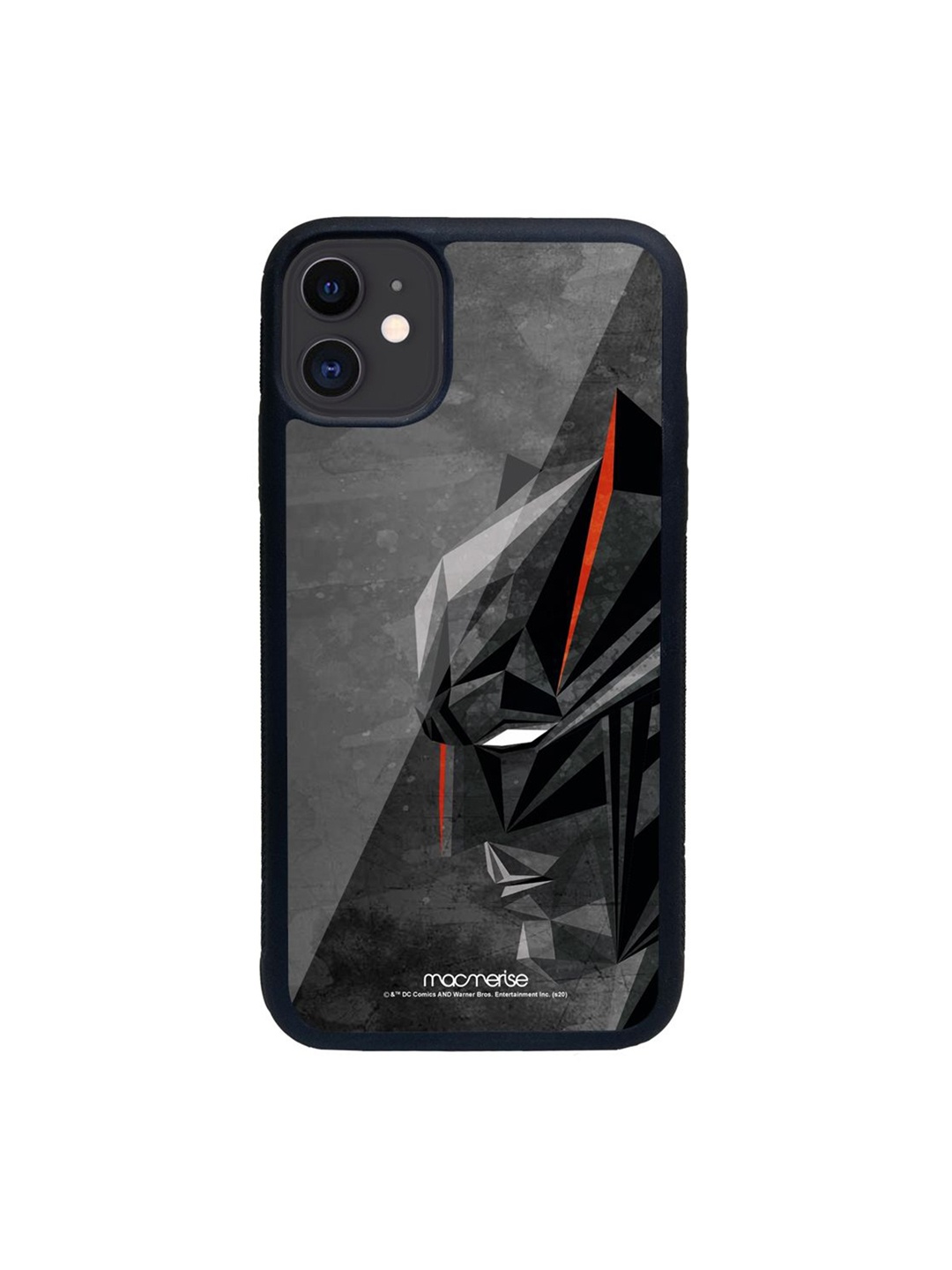 

macmerise Grey & Red Batman Geometric iPhone 11 Back Case