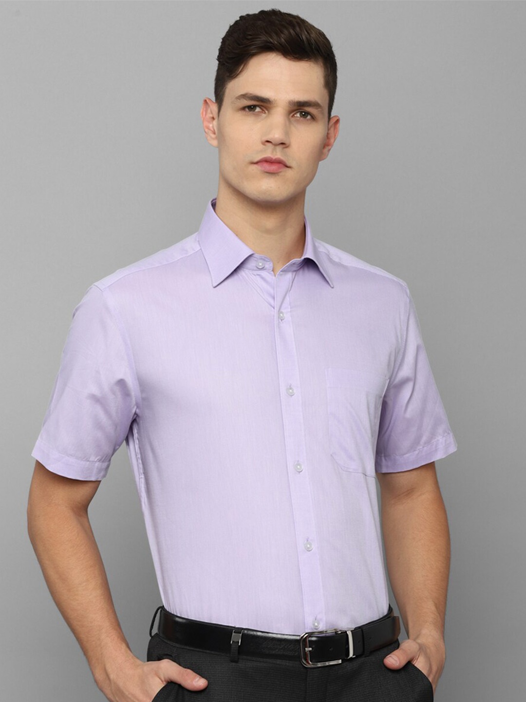 

Louis Philippe Men Purple Regular Fit Casual Shirt