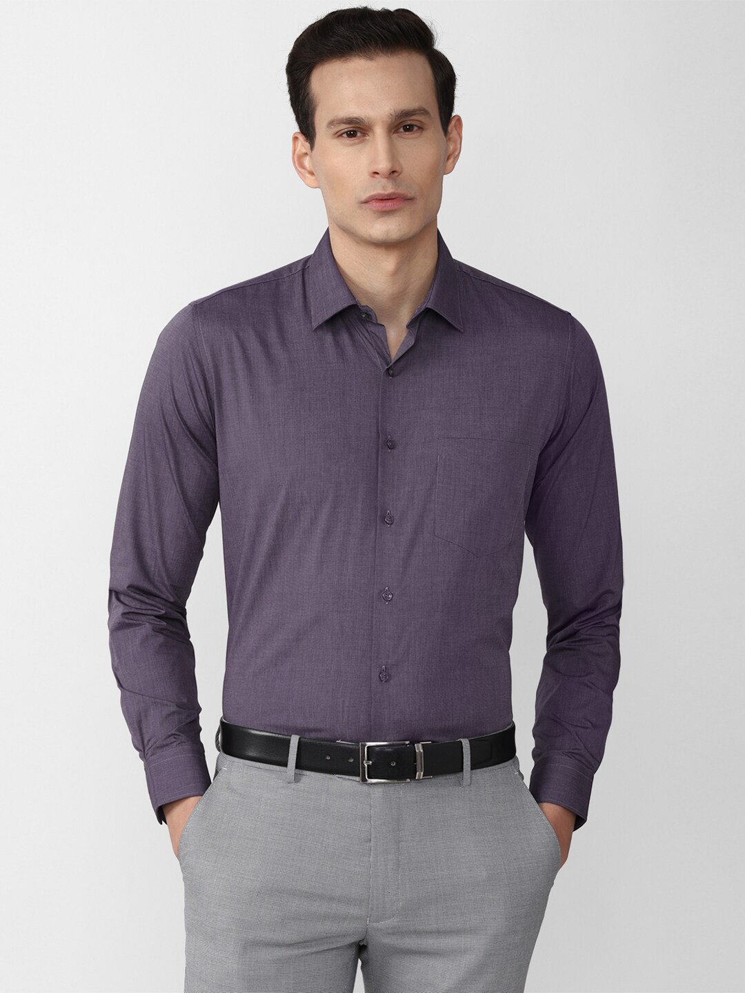 

Van Heusen Men Purple Slim Fit Formal Shirt