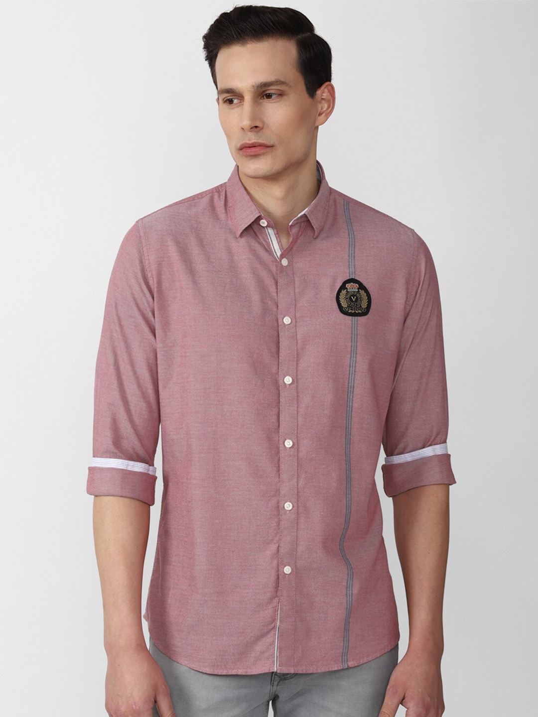 

Van Heusen Sport Men Pink Slim Fit Casual Shirt