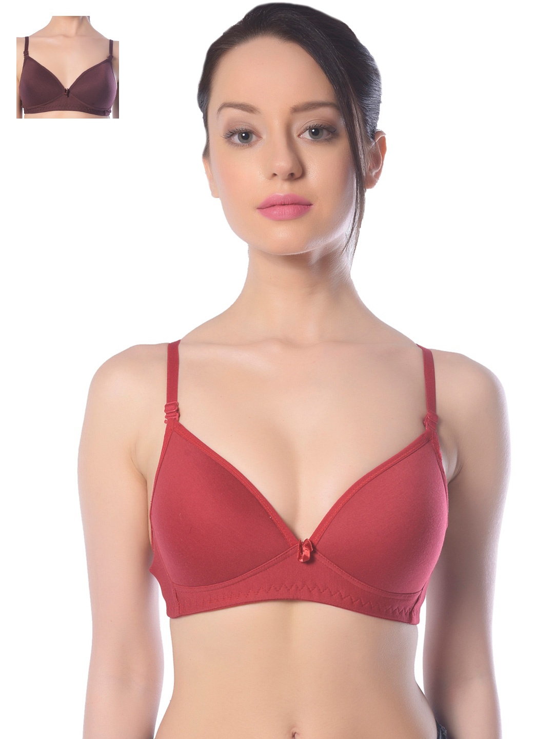 

Lady Lyka Pack of 2 T-shirt Bras Breeze, Red