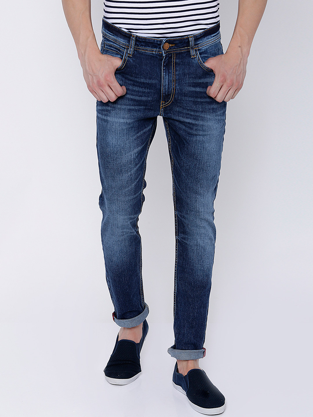

LOCOMOTIVE Men Blue Slim Fit Stretchable Jeans