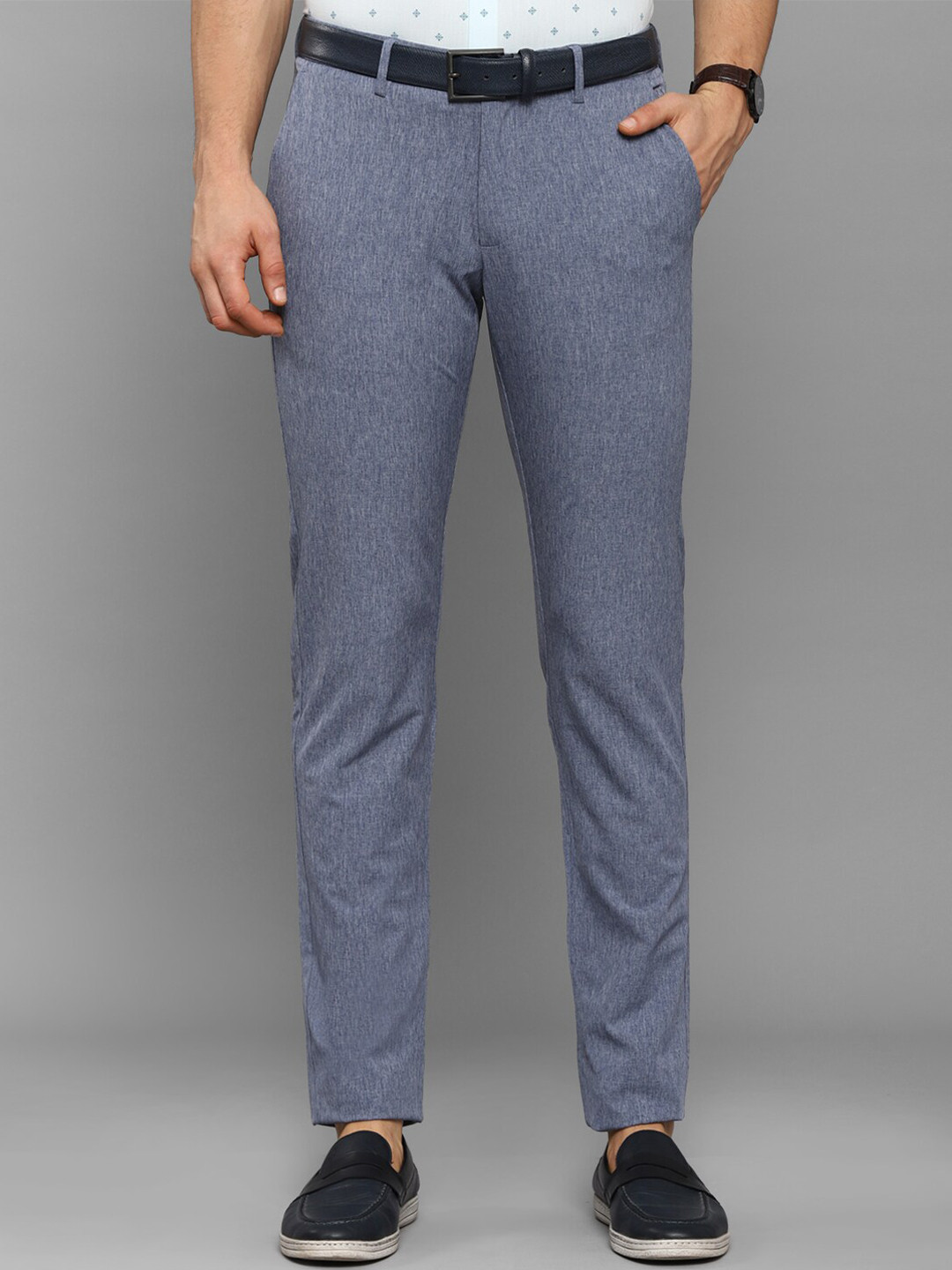 

Allen Solly Men Blue Slim Fit Trousers