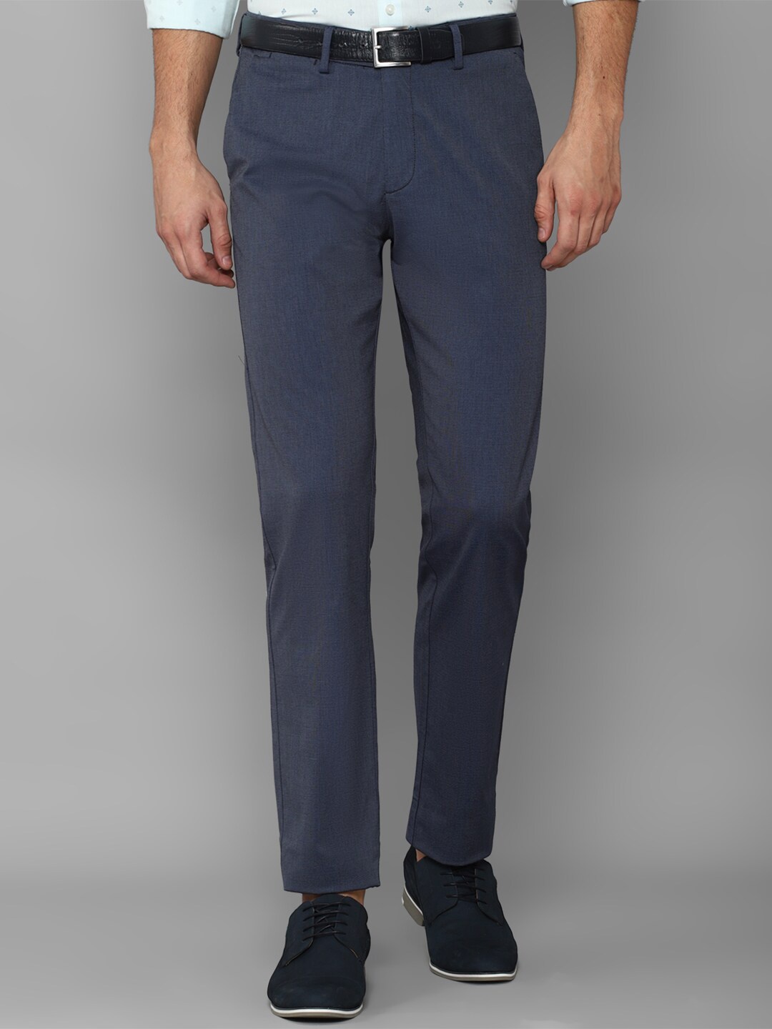 

Allen Solly Men Navy Blue Chinos Trousers