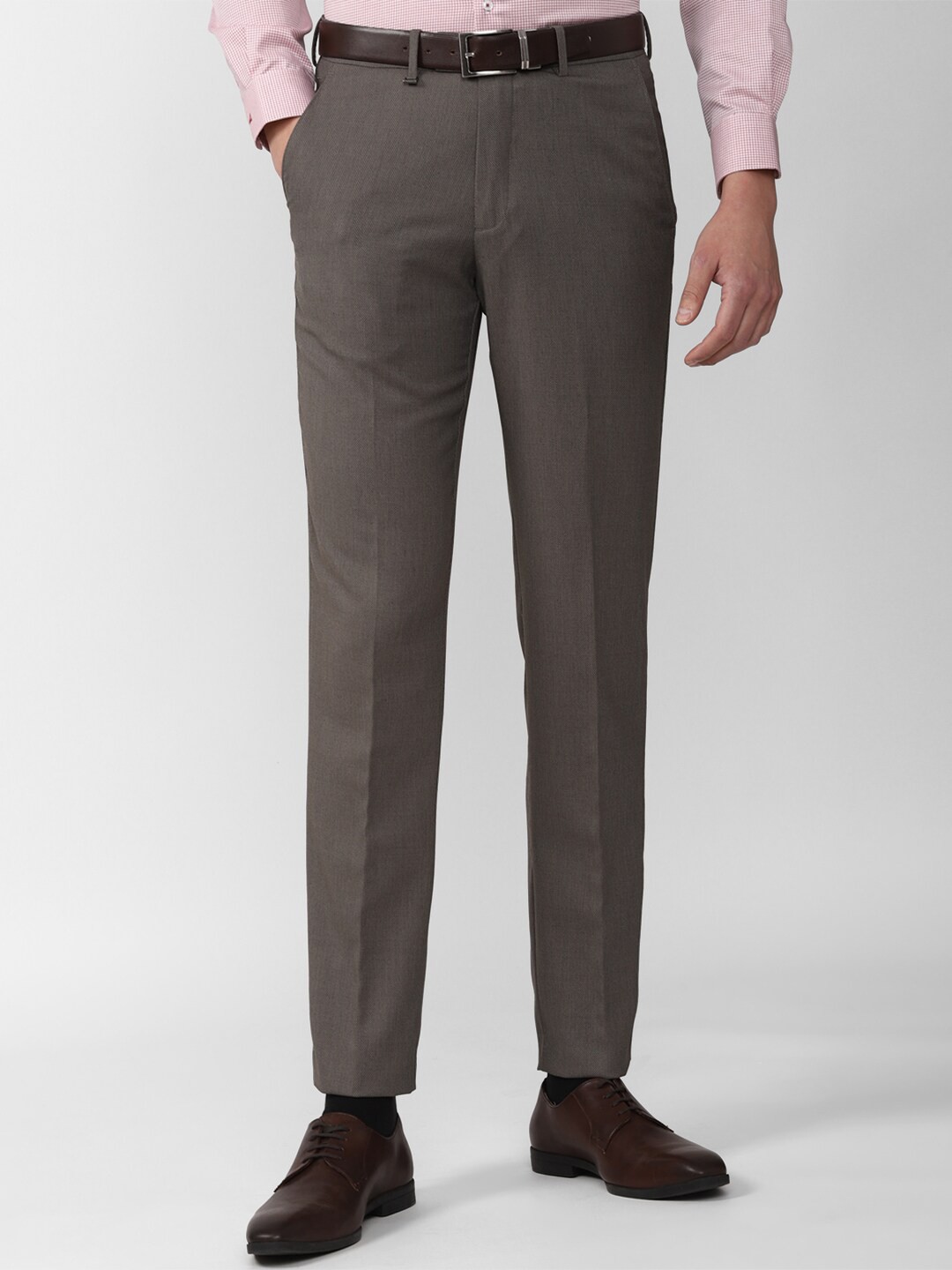 

Van Heusen Men Grey Fromal Trousers