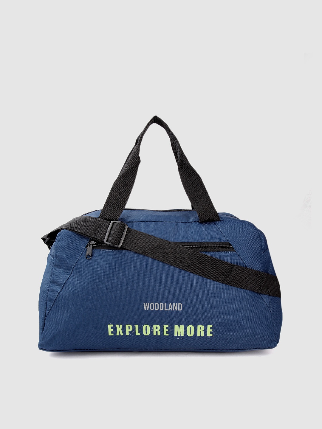 

Woodland Unisex Navy Blue Printed Duffel Bag