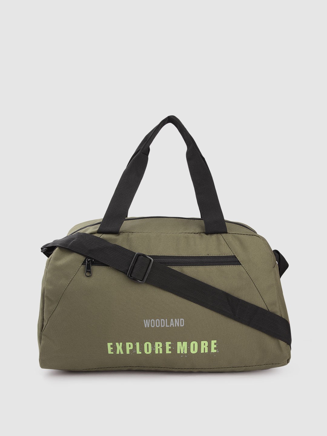 

Woodland Unisex Khaki Printed Duffel Bag