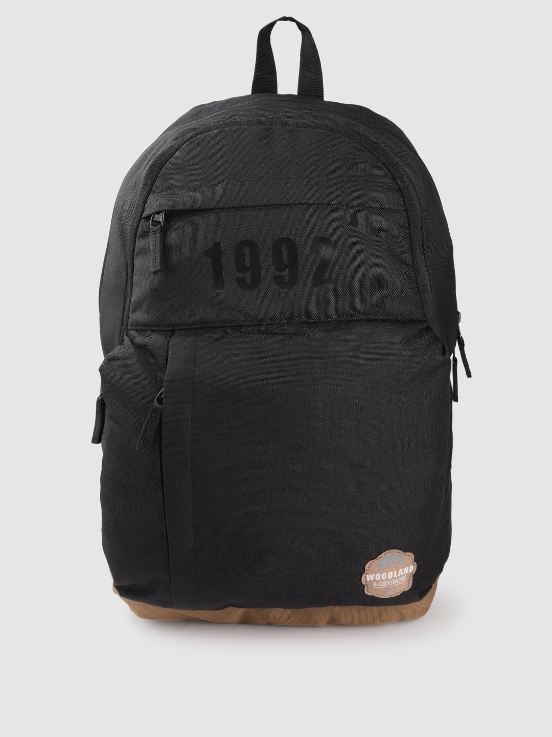 

Woodland Men Black Solid Backpack- 21 Litres