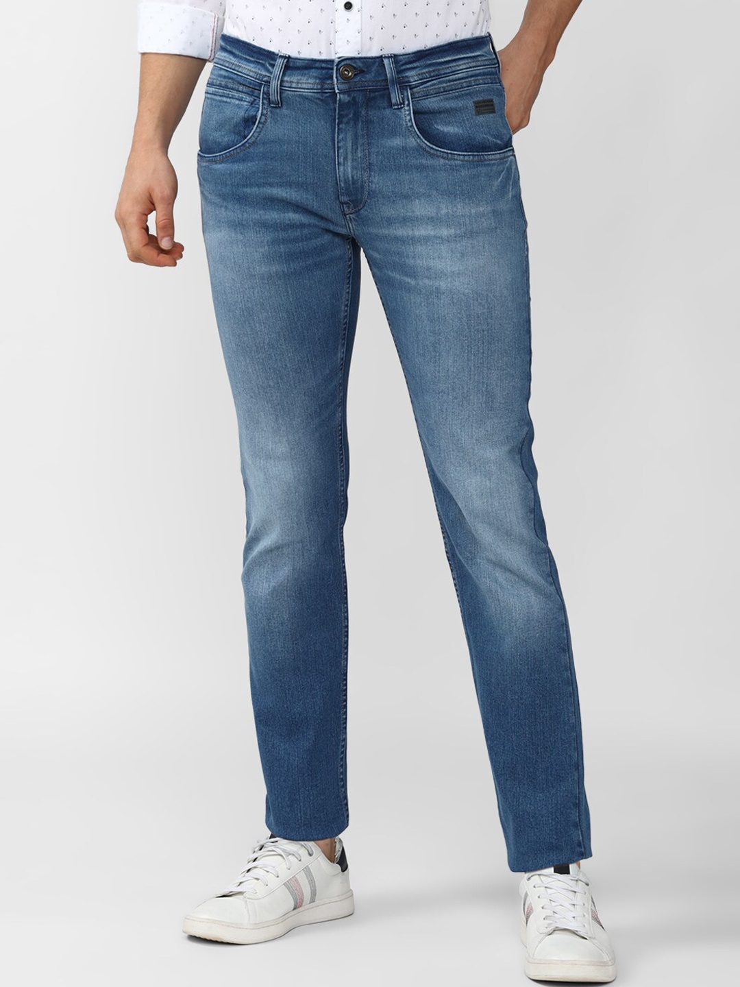 

VAN HEUSEN DENIM LABS Men Blue Slim Fit Heavy Fade Jeans