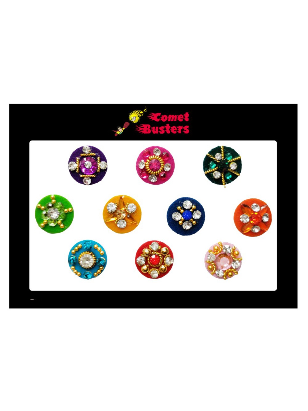 

Comet Busters Traditional Bindis, Blue