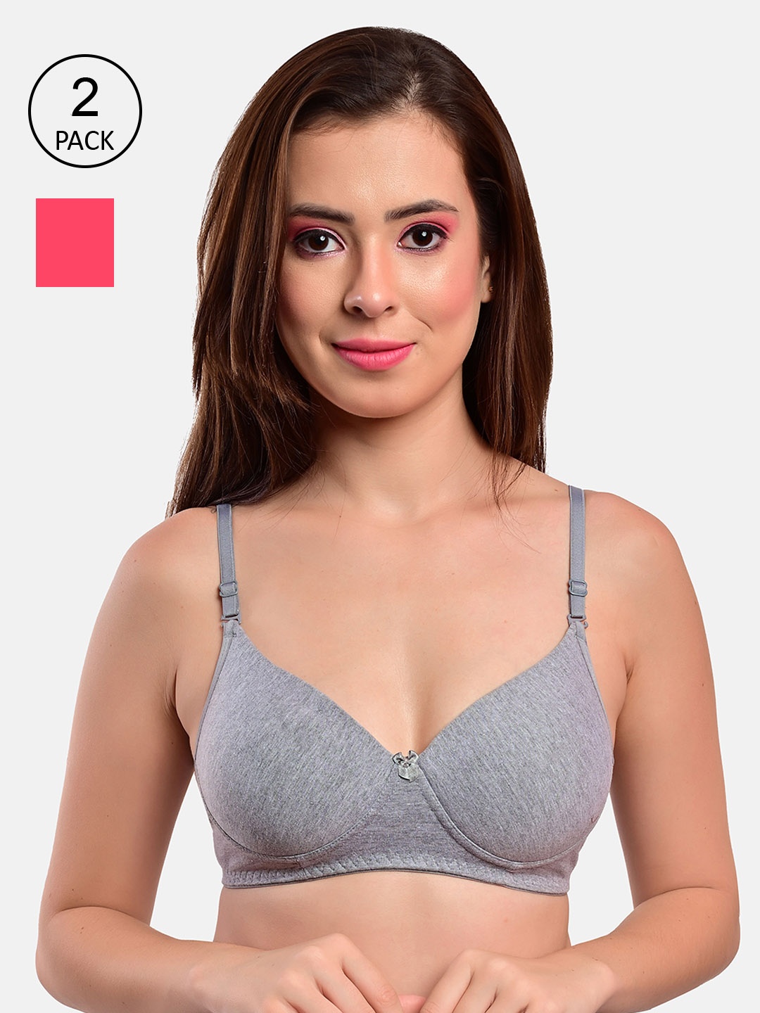 

LOTUSLEAF Women Red Bra
