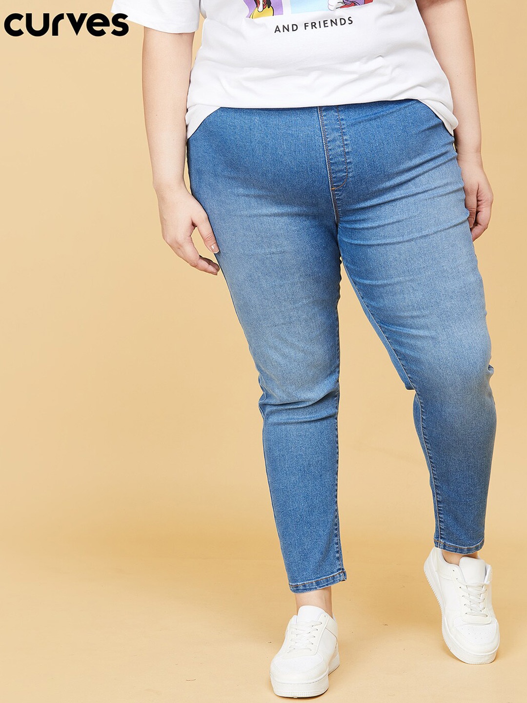

max Women Blue Cotton Jeans