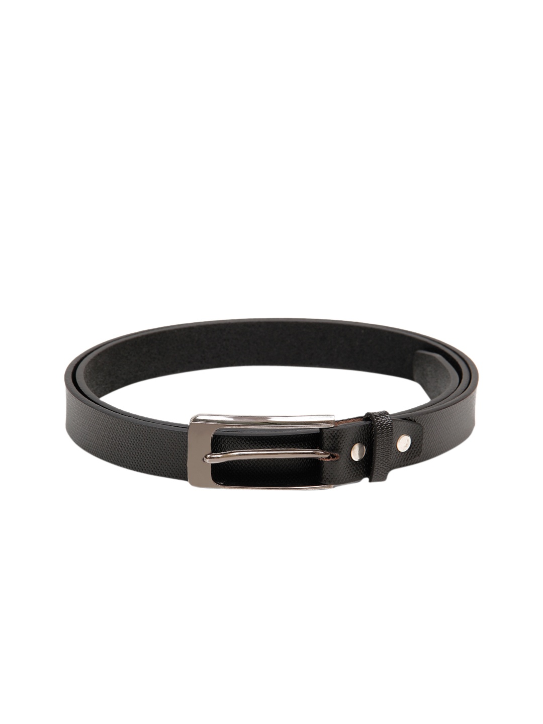 

Calvadoss Women Black Textured Leather Belt