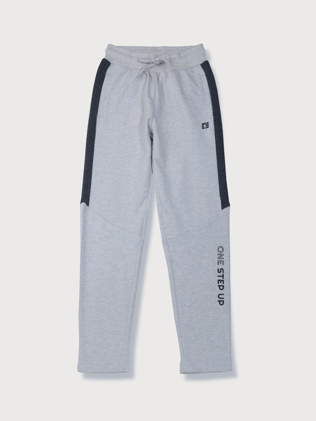 

Gini and Jony Boys Grey Solid Cotton Track Pants