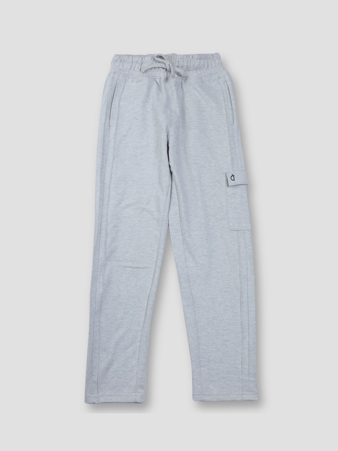 

Gini and Jony Boys Grey Solid Cotton Track Pants