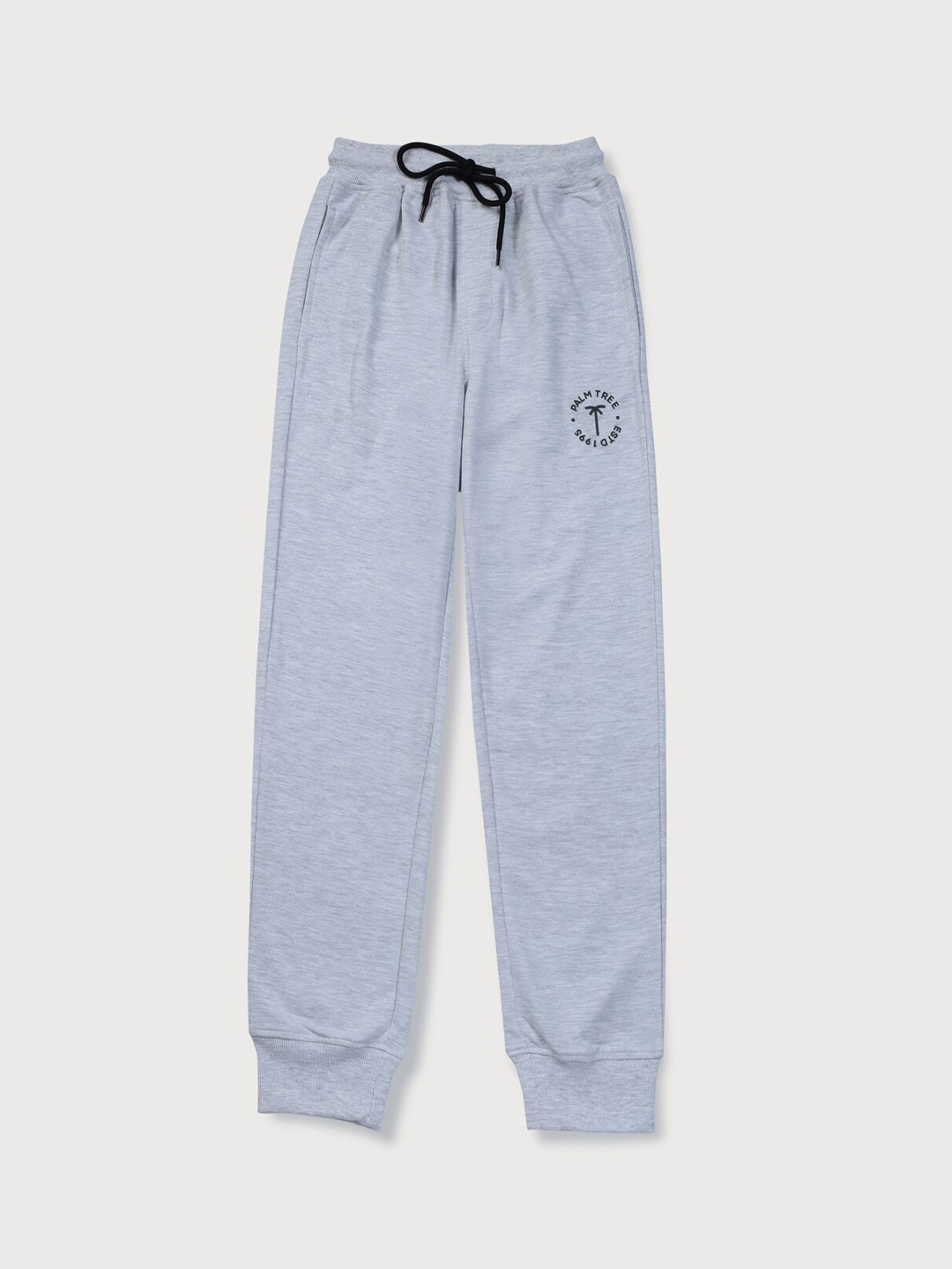 

Palm Tree Boys Grey Solid Joggers
