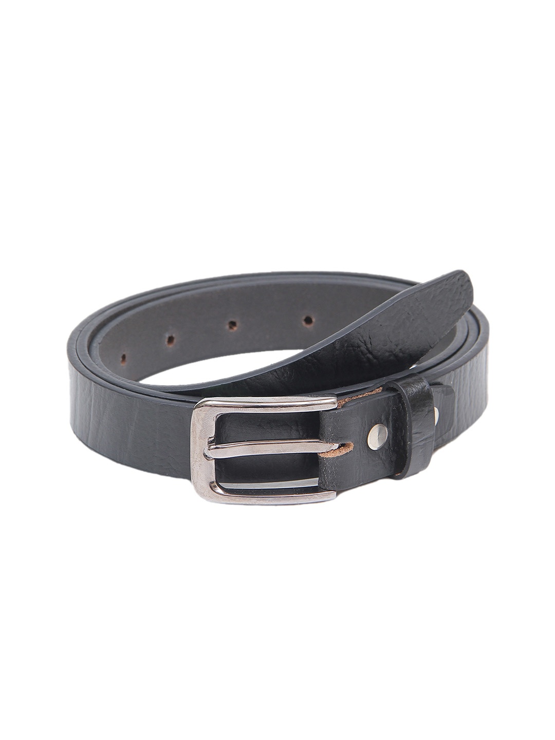 

Calvadoss Girls Black Solid Leather Belt