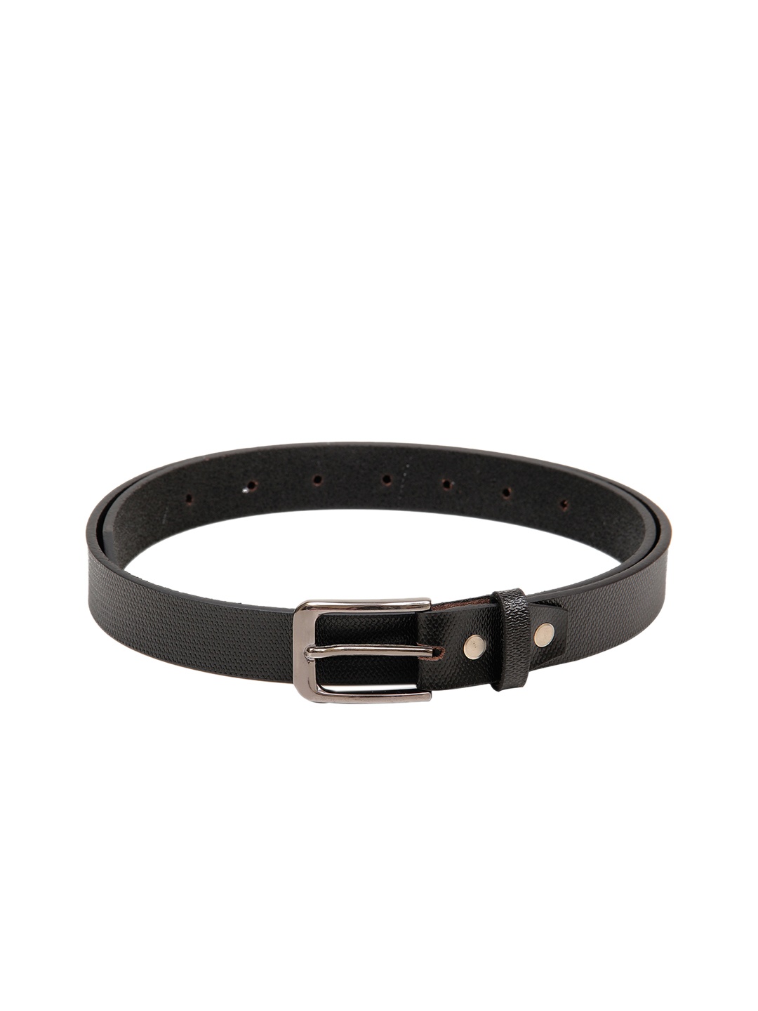 

Calvadoss Girls Black Textured Leather Belt