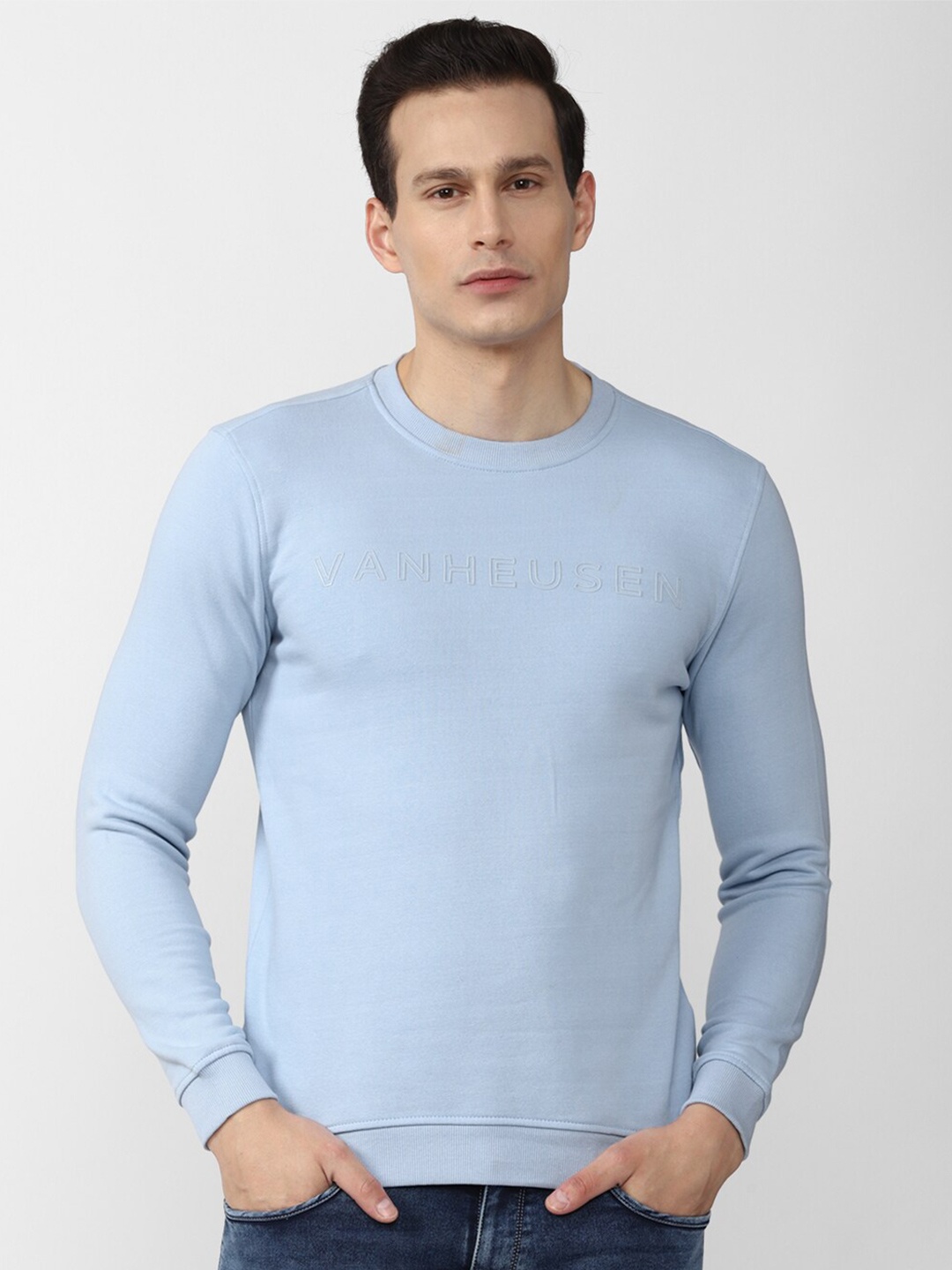 

Van Heusen Sport Men Blue Sweatshirt