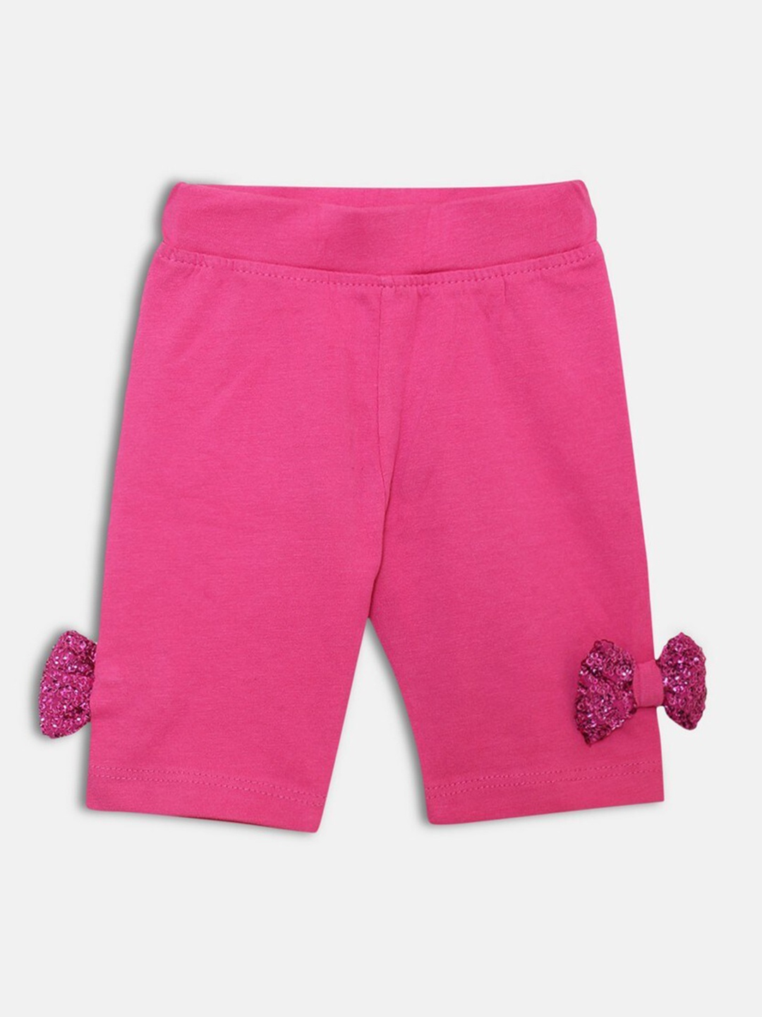 

612League Infant Girls Pink Solid Leggings