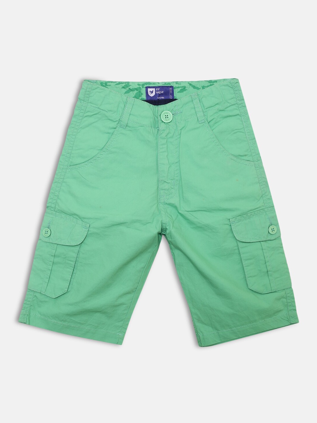 

612League Boys Green Cargo Shorts