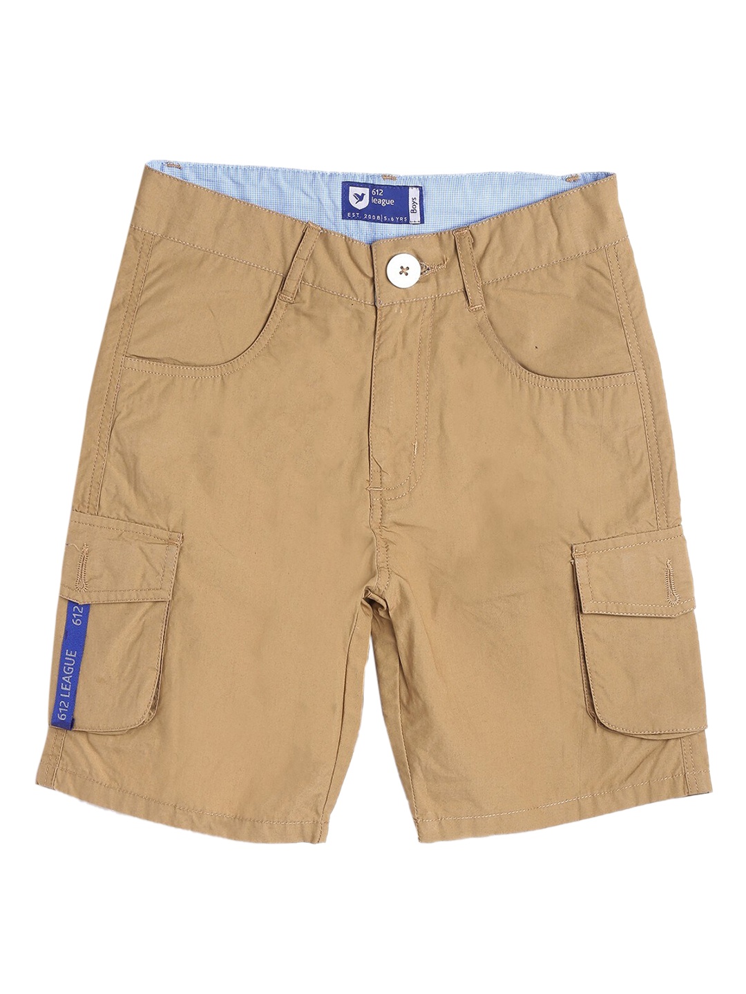 

612League Boys Brown Running Cargo Shorts