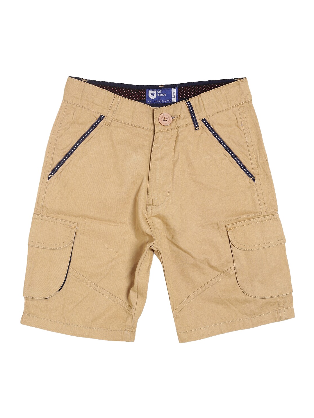 

612League Boys Khaki Running Cargo Shorts