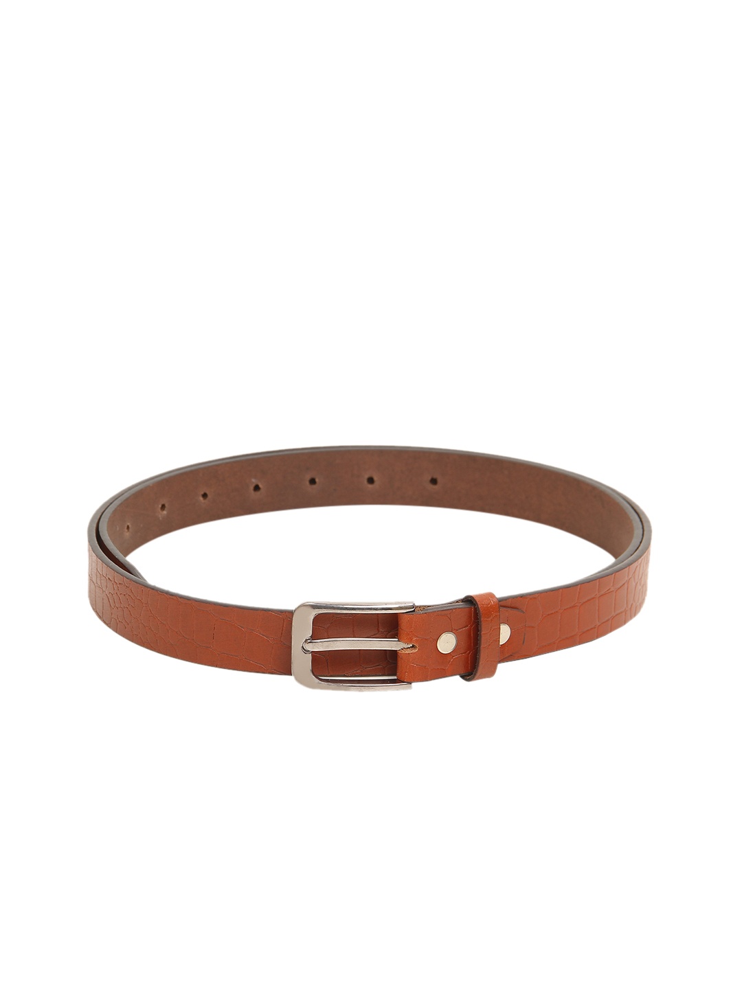 

Calvadoss Boys Tan Solid Leather Belt