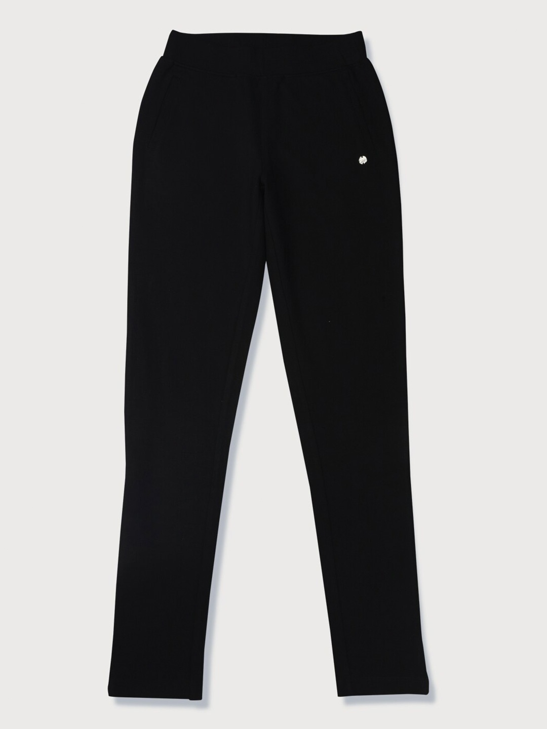 

Gini and Jony Girls Black Solid Treggings
