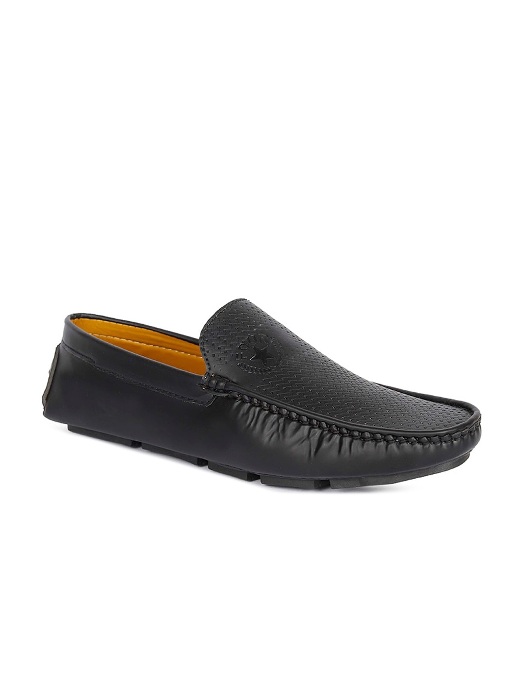 

FOUR STAR TRUCK SALES Men Black Driving Shoes