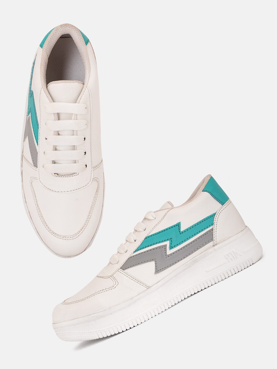 

VEILLE Women White Running Shoes