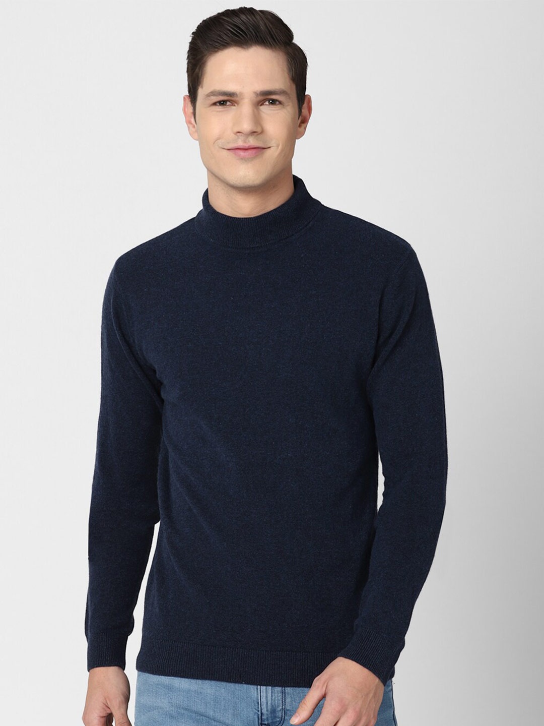 

Peter England Casuals Men Navy Blue Pullover