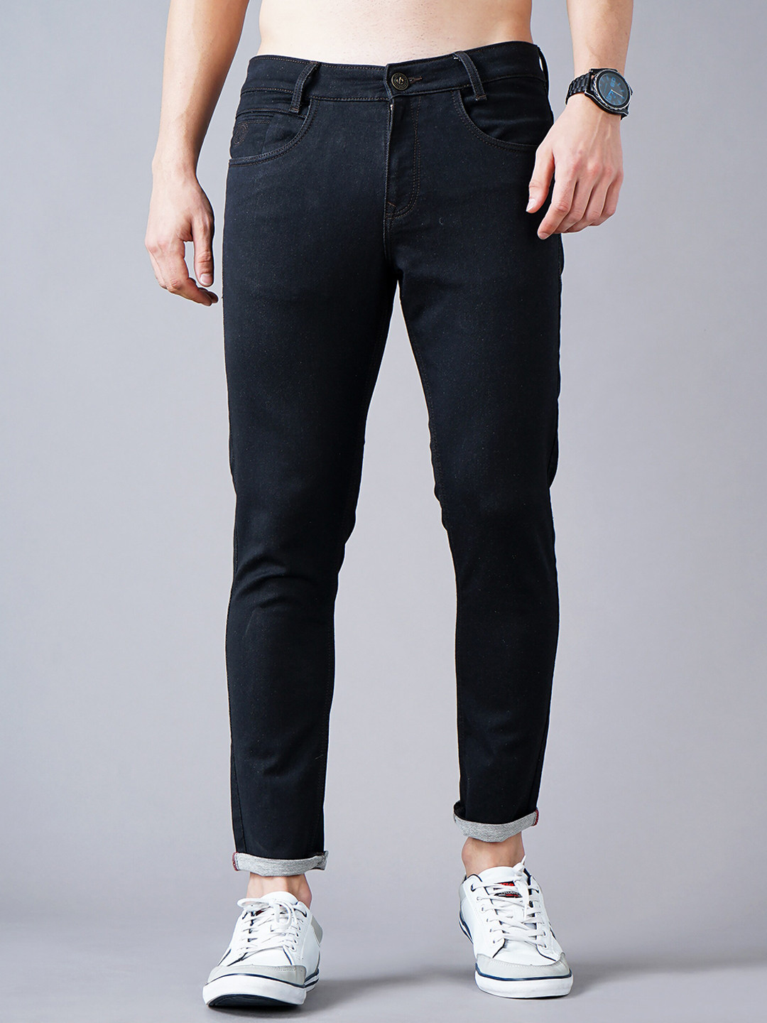 

Jean Cafe Men Black Jean Skinny Fit Jeans