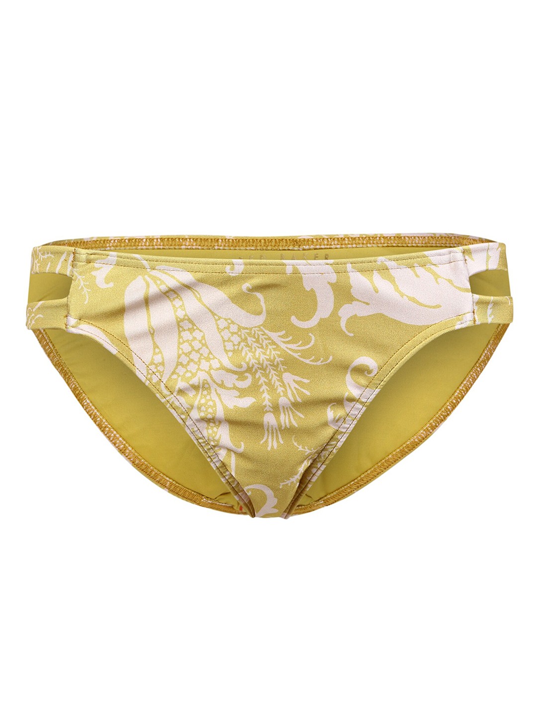 

Ted Baker Women Yellow & White Printed Bikini Briefs