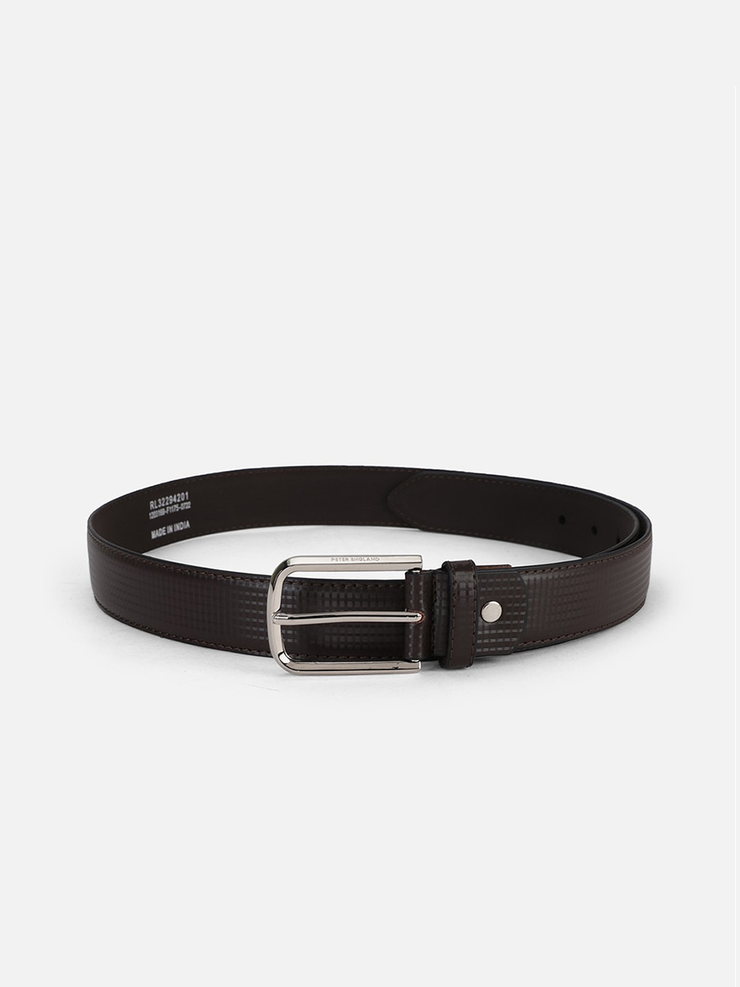 

Peter England Men Black Belts