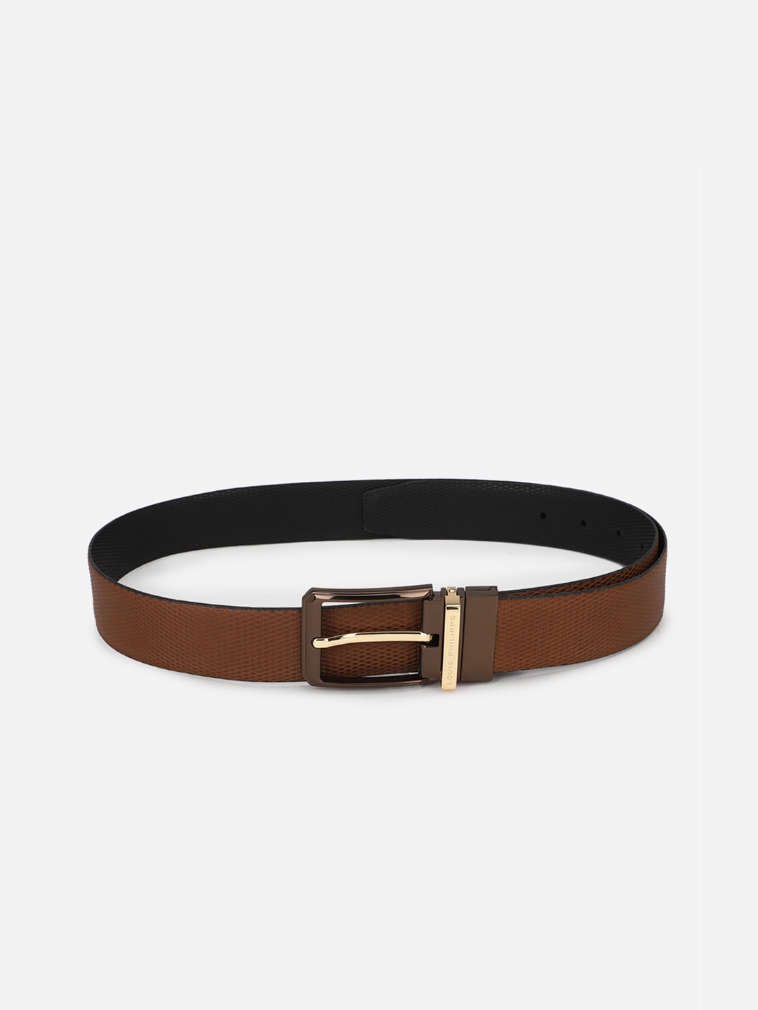 

Louis Philippe Men Brown Leather Formal Belt
