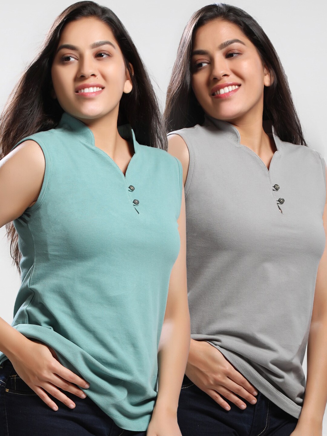 

Dream of Glory Inc Assorted Mandarin Collar Top