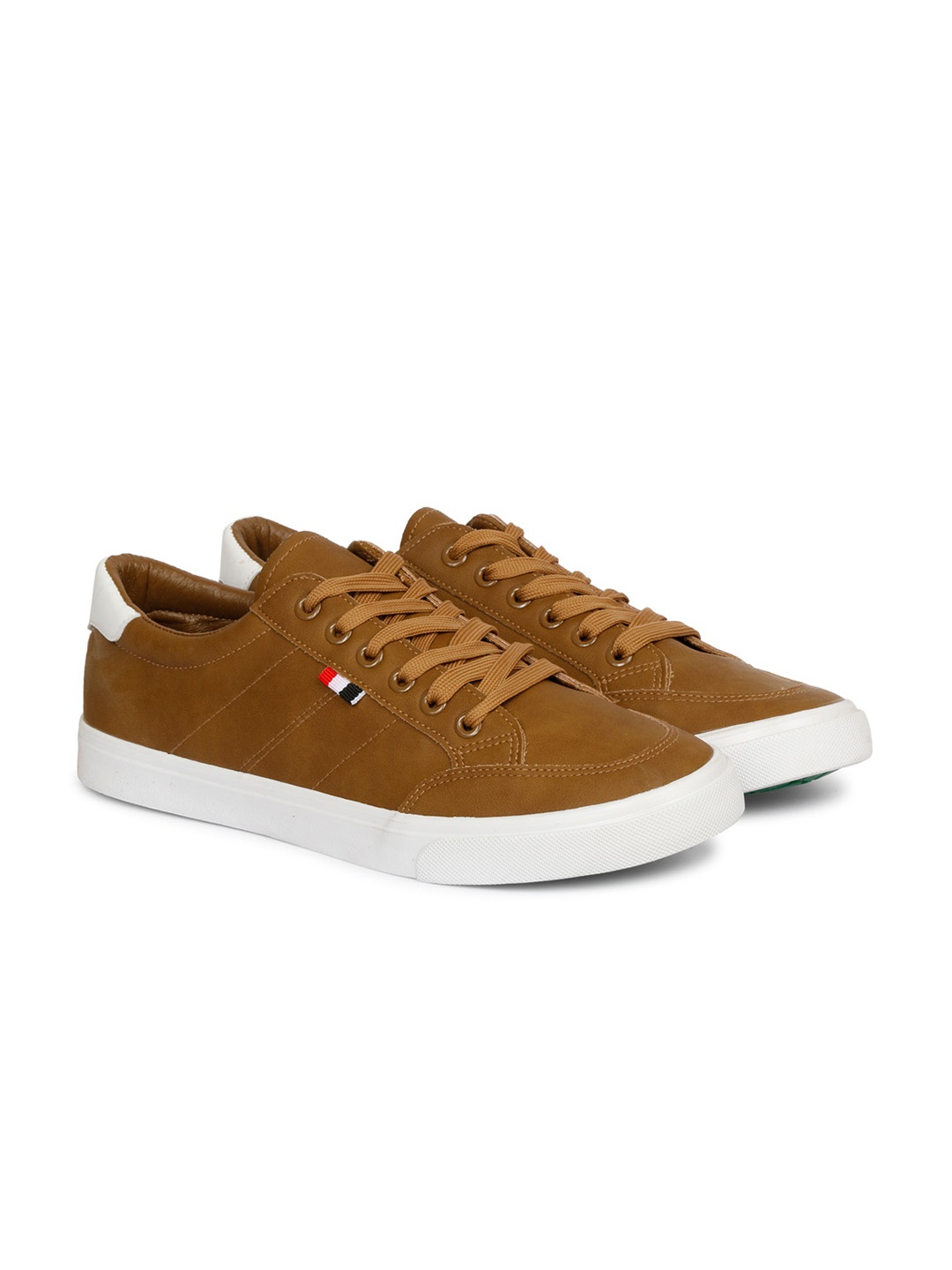 

CIPRAMO SPORTS Men Brown Textured PU Lace-Ups Sneakers