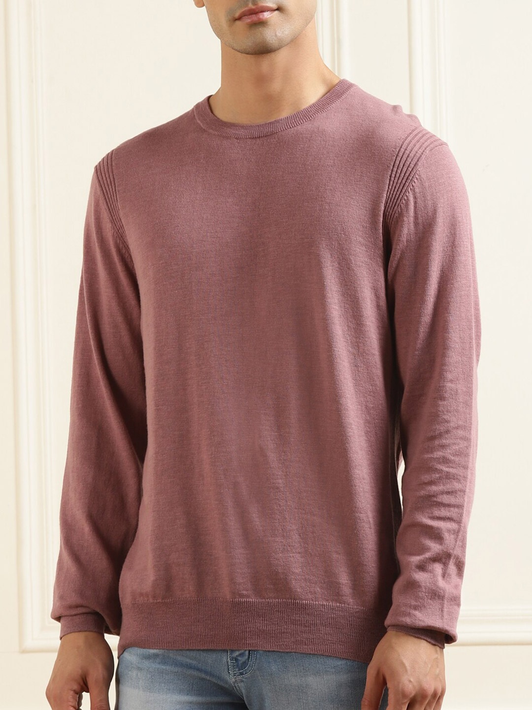 

HACKETT LONDON Men Purple Pullover Sweater